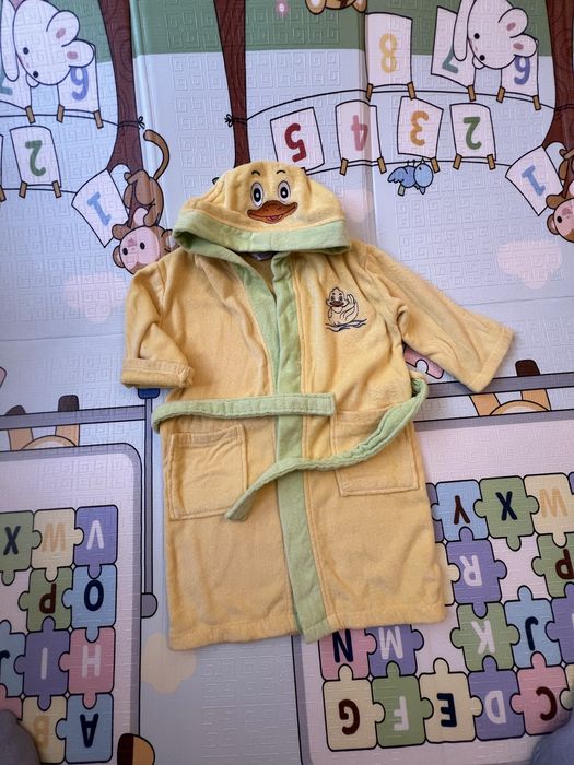 Детский халат б/у желтый