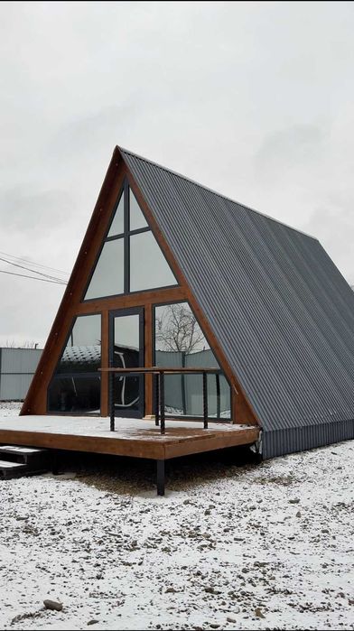 В продаже дом формата А-фрейма на зерендинских дачах!