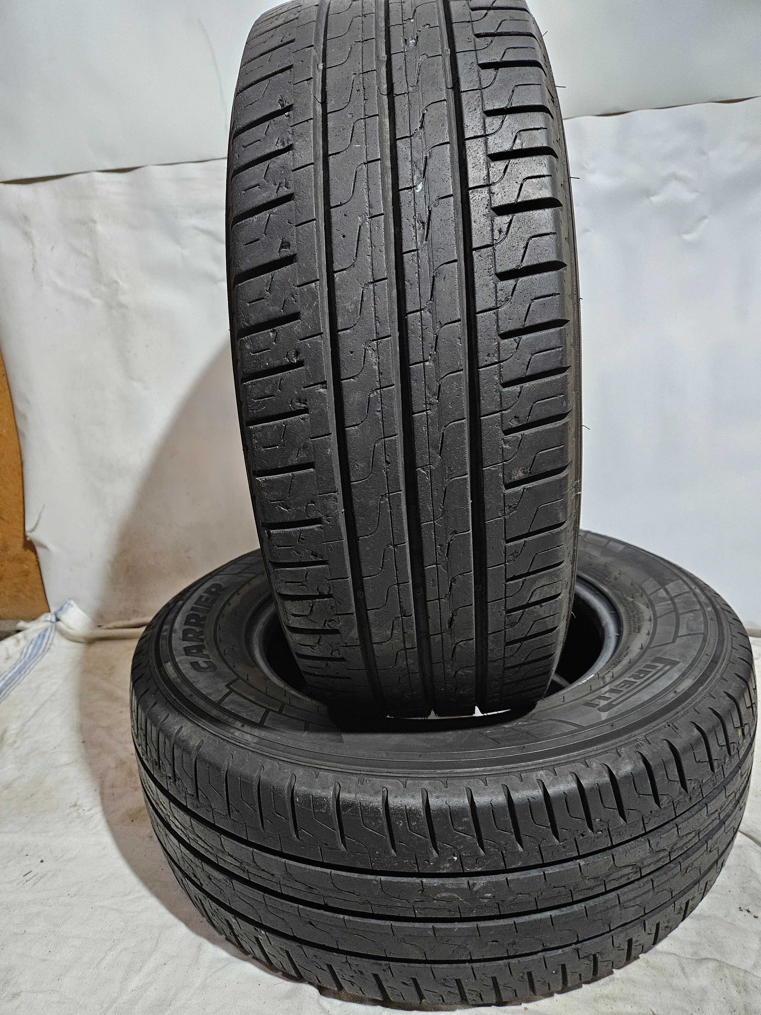 2бр 235/65/16 С PIRELLI 8мм грайфер дот:21г безплатен монтаж