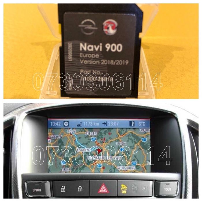 Card Opel INSIGNIA ASTRA J Zafira NAVI 900 600 Harta 2020 Navigatie