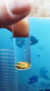Древно самородно злато от България около 4 грама и Нокта голд круйзер