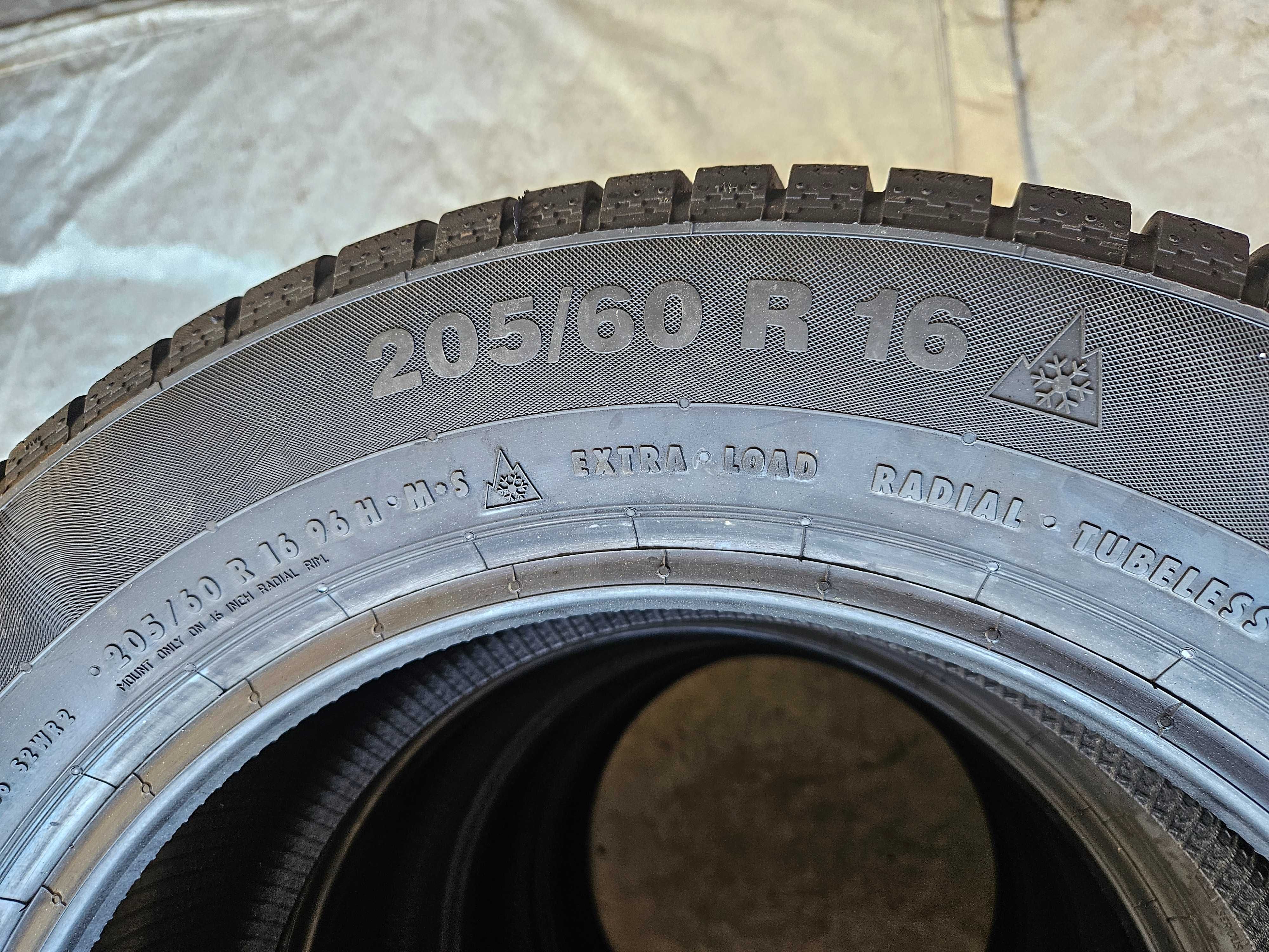 4 Нови зимни гуми 205/60 R16 Continental WC TS830P 96H M+S DOT3624