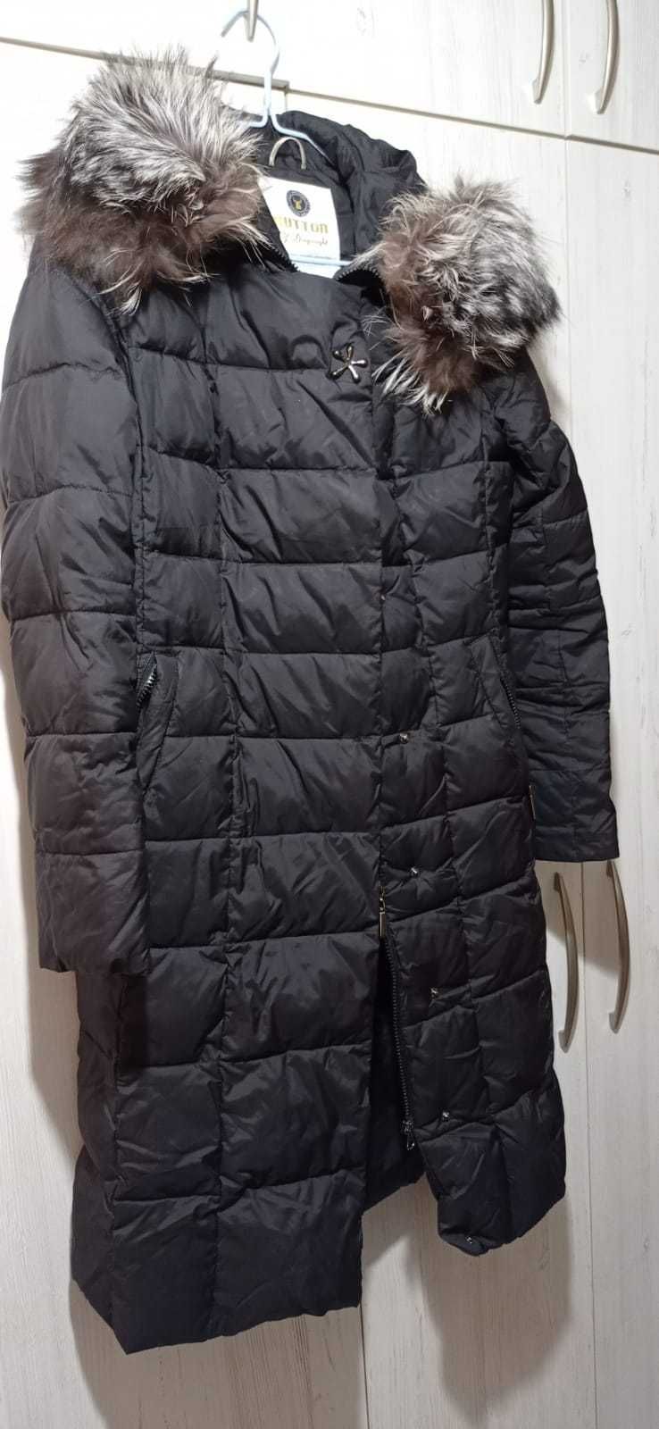 Куртка зимняя, размер 42, воротник писец, б.у. отличное состояние