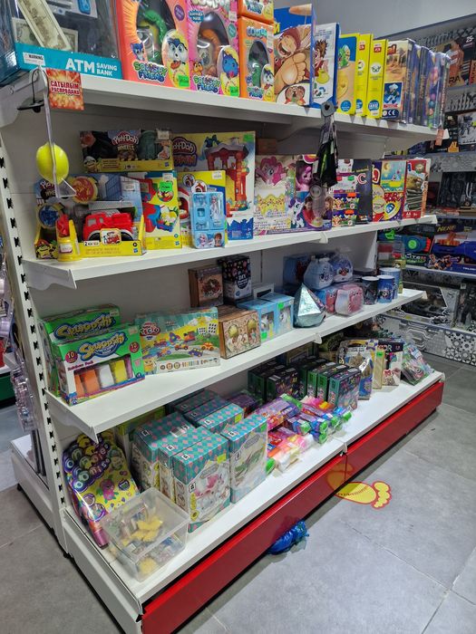 Стеллажи металлические двухсторонние