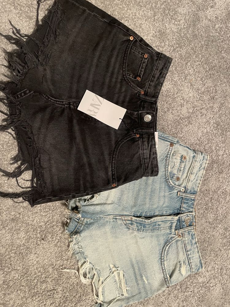 Дънкови къси панталонки Zara