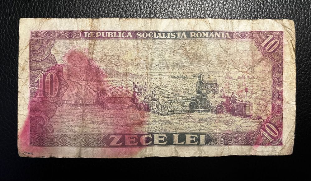 Bancnota 10 LEI 1966