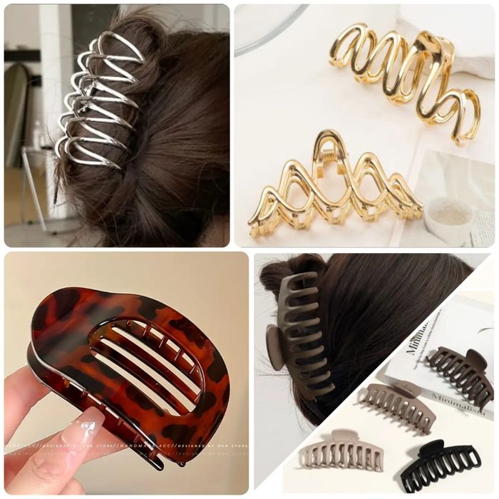 Крабики заколки новые