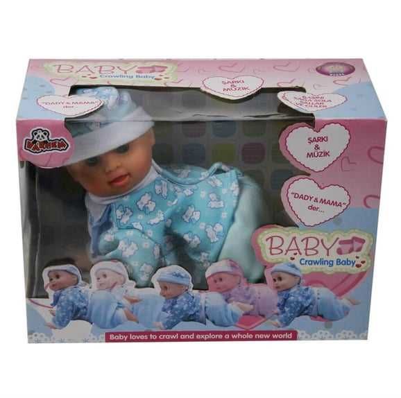 Пълзящо бебе кукла