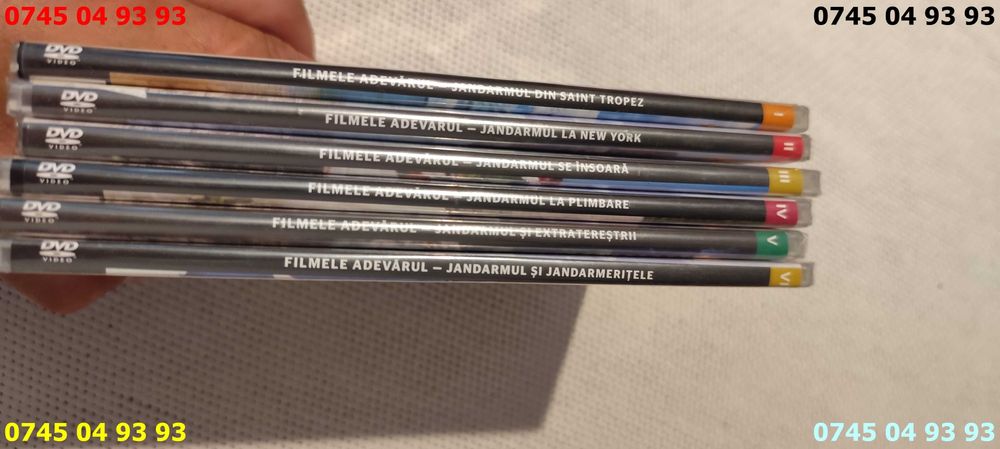 colectie 6DVD JANDARMUL Louis De Funes sigilate