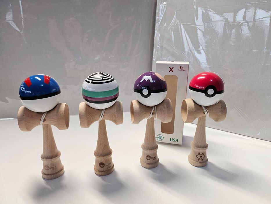 Kendama NOUA USA - bila lucioasa - 18cm