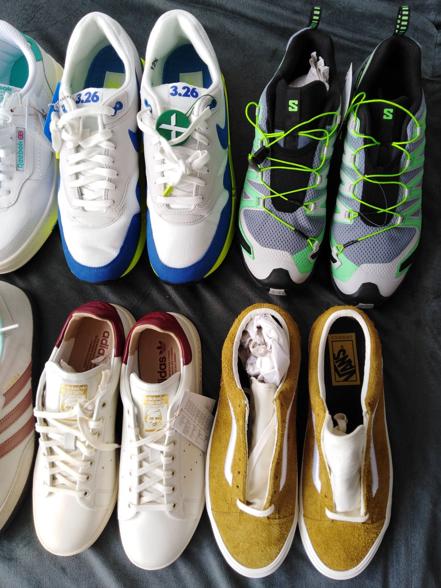 Nike Air, Adidas, Reebok, Salomon, noi.