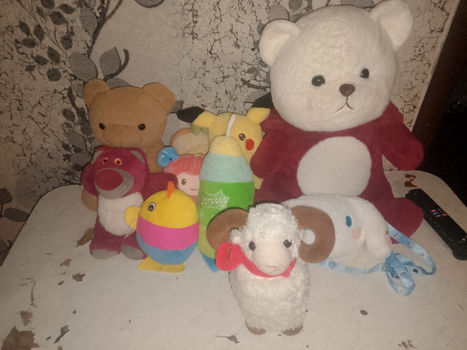 Мягкие игрушки разные