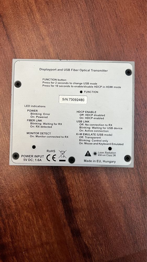 Lightware DP-OPT-TX150