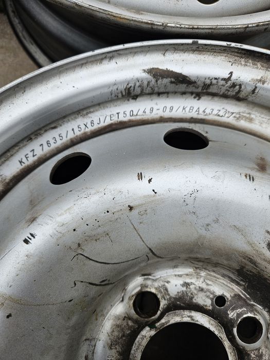 Vând jante oțel Renault Dacia ET 50 pe 15