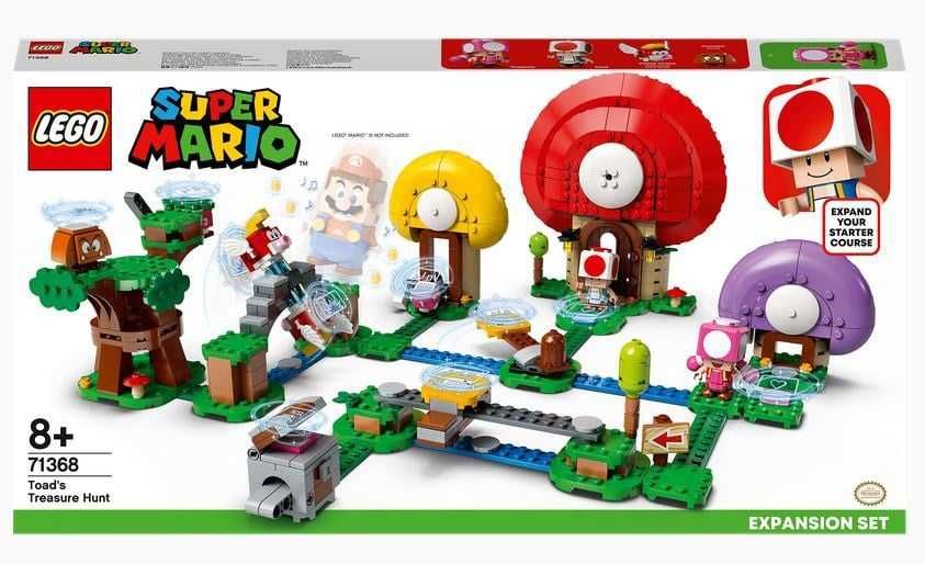 LEGO Super Mario "Погоня за сокровищами Тоада" 71368