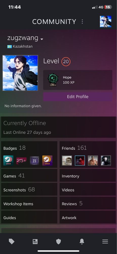 Продается steam аккаунт (csgo Prime+30игр)