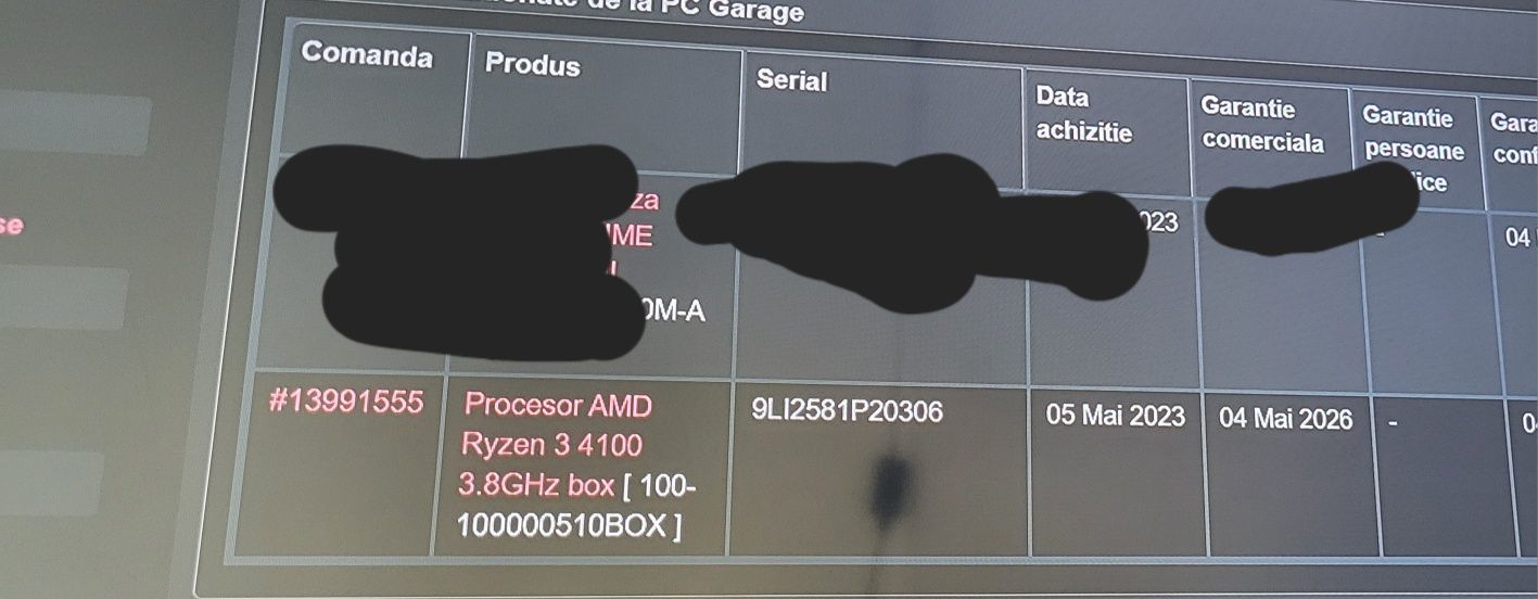 Procesor AMD Ryzen 3 4100. Garantie 2026. Full box. Factura.