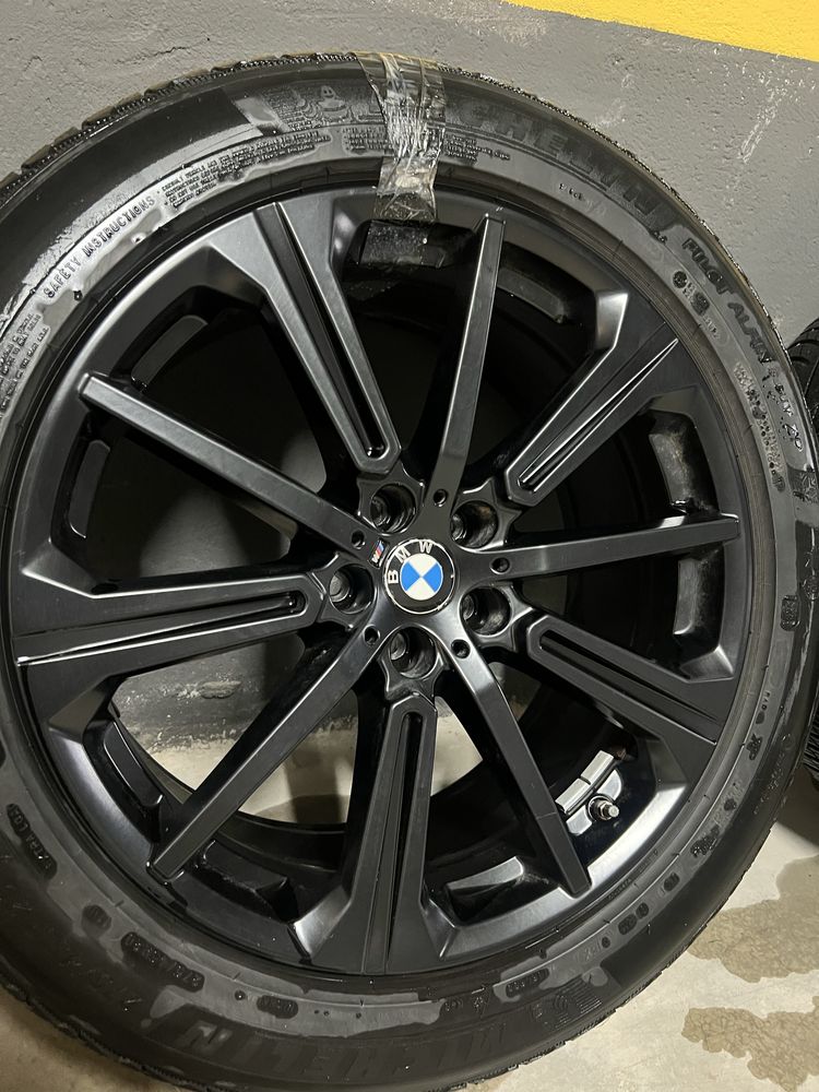 Original BMW X5 X6 jante de iarnă 20 inch G05 G06 styling negru mat