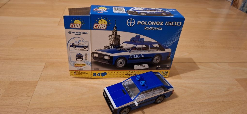 Cobi Polonez 1500 masina politie/macheta