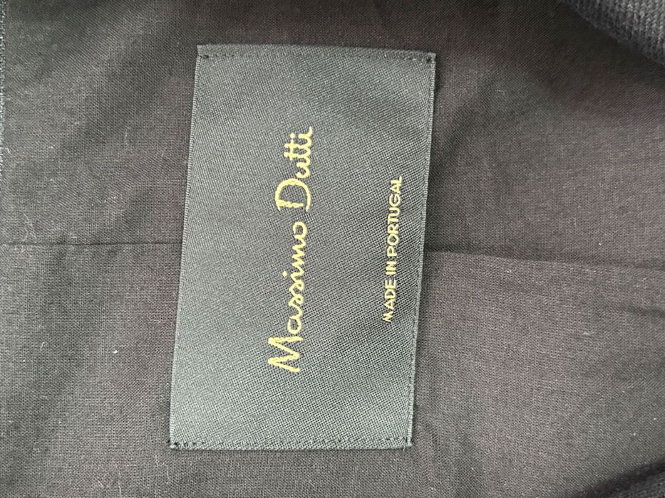 Massimo Dutti ленено страхотно черно сако актуален модел