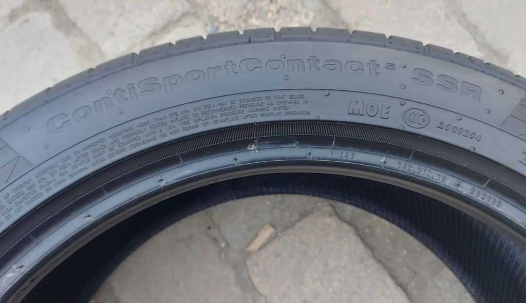 Set 2buc 225/45 R17 91W Continental ContiSportContact⁵ SSR MOE vară