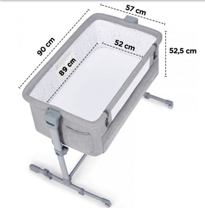 Нова цена! Продавам легло next to me Kinderkraft