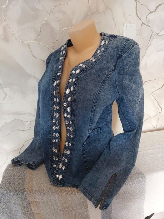 Пиджак брюки джинсовка