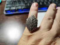 Inel argint vintage cu marcasite