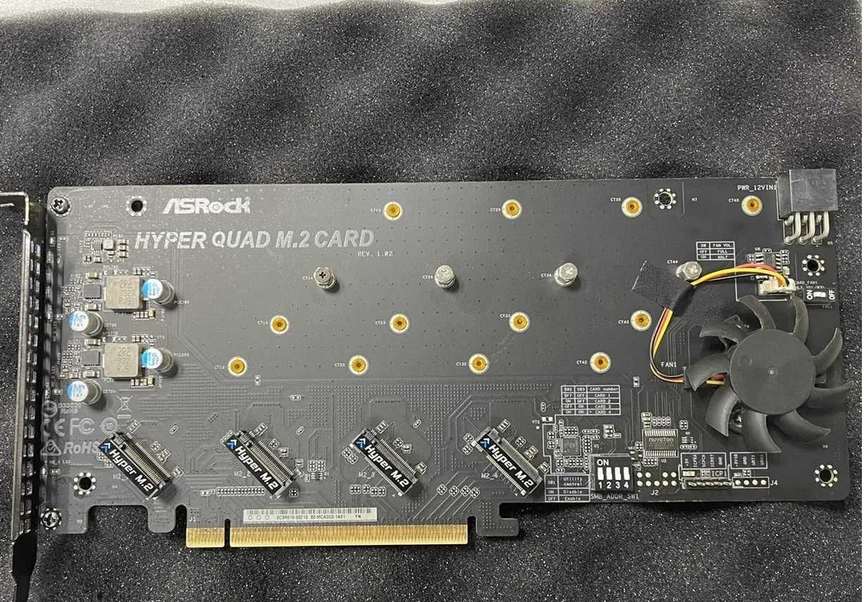 Продавам Asrock HYPER QUAD M.2 Card