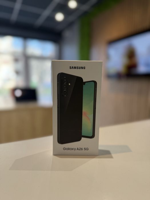 **ATS GSM**Samsung A26 128gb Black/Nou/Fact+Gar