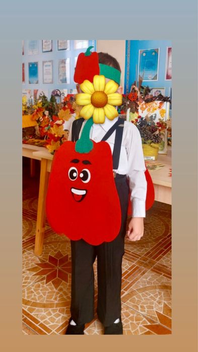 Костюм перца на осенний балл