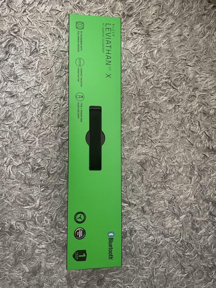 Bluetooth геймърска Soundbar система Razer Leviathan V2 X