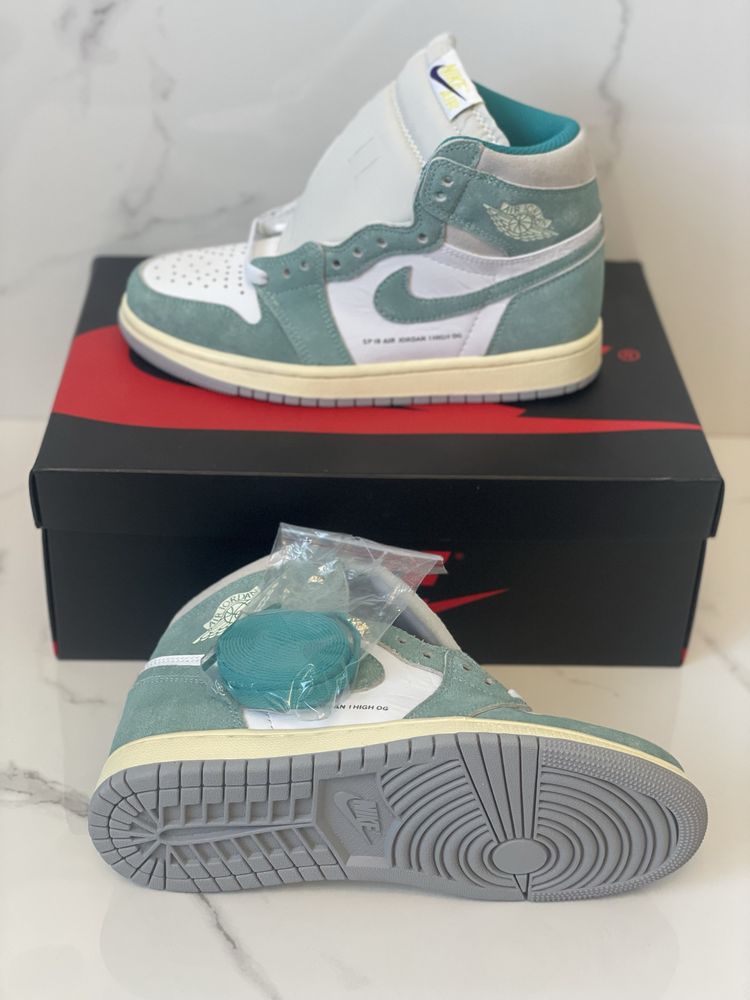 Air Jordan 1 Turbo Green Retro High Royal Hyper Tie Dye White