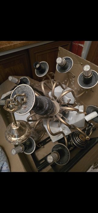 Люстра с 90 х годов реставрированная