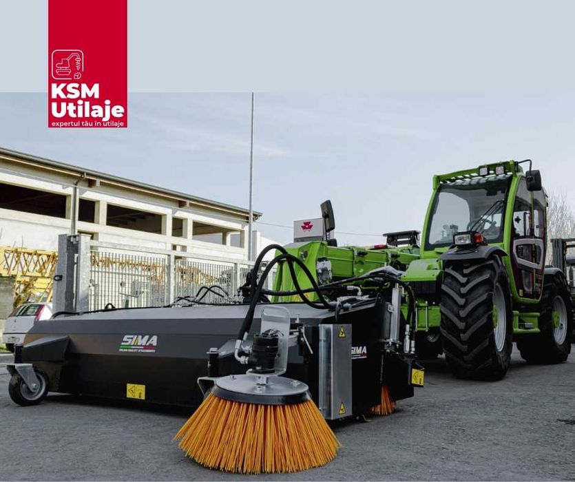 Mătură Industrială cu Colector SPZ21i SIMA  | Curățare Eficientă