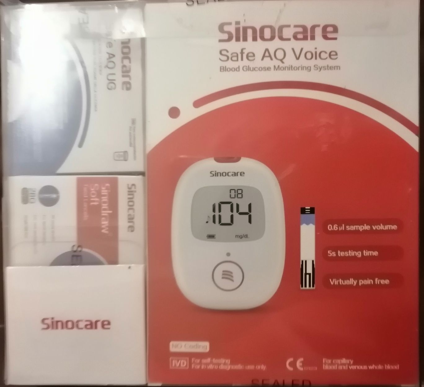Комплект за кръвна захар Sinocare