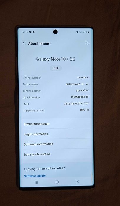 Samsung Note 10+ 5G 256GB