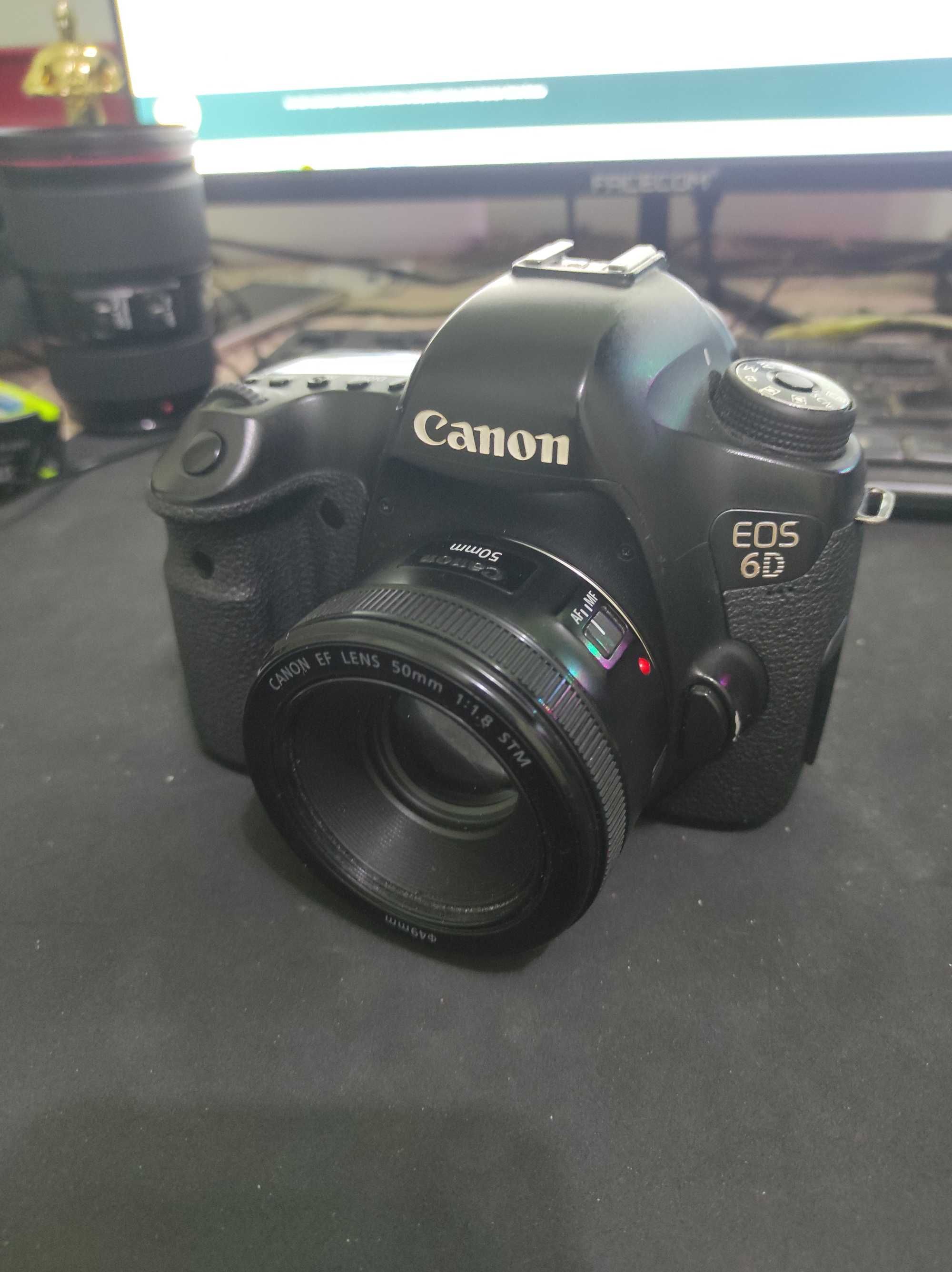 Canon 6D + 50 mm obektiv sotiladi
