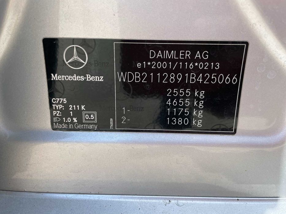 AirBag Краш Сензор Mercedes E class W211 4Matic 2008г Avangarde