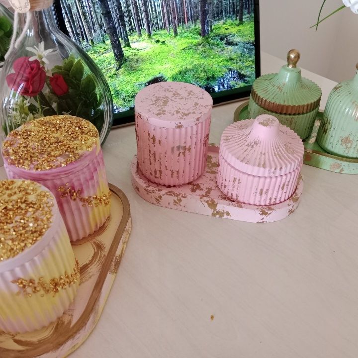 Гипсовые изделия декоративные шкатулки