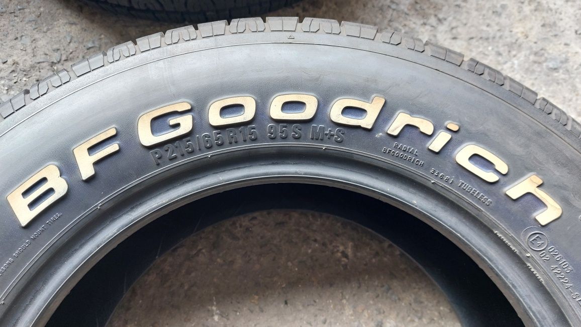 Всесезонни гуми за джип 215/65/15 BF Goodrich Radial A/T 4 броя