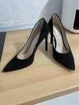Pantofi h&m piele intoarsa 39 toc inalt