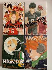 Manga Haikyuu 4,8,10,24