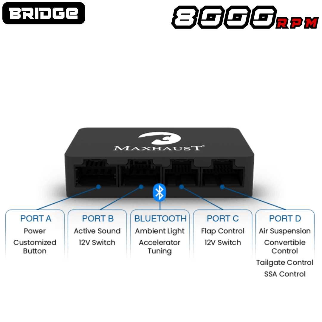 Maxhaust v4 PRO немска Active Sound система V8 звук спортна генерация