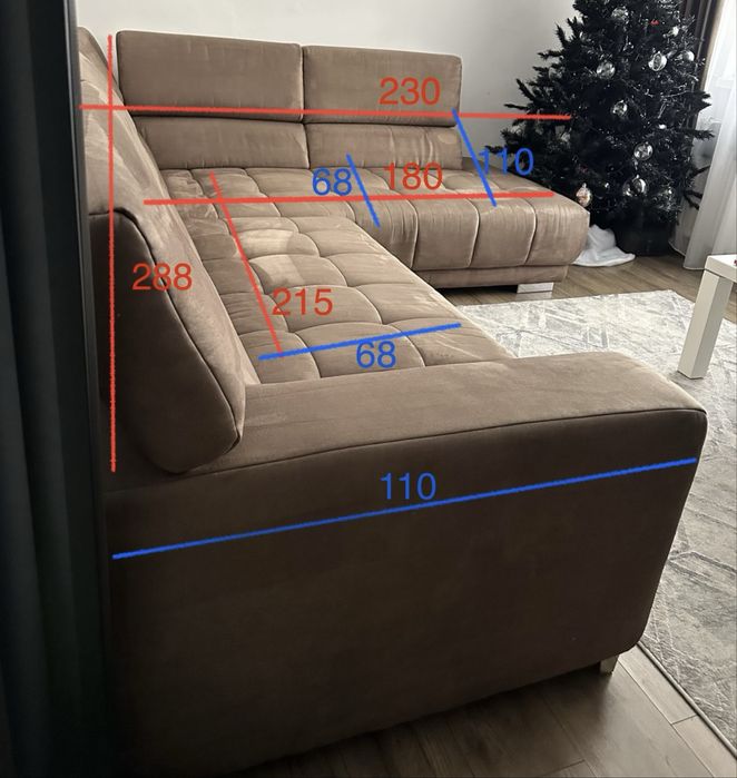 Coltar din piele alcantara