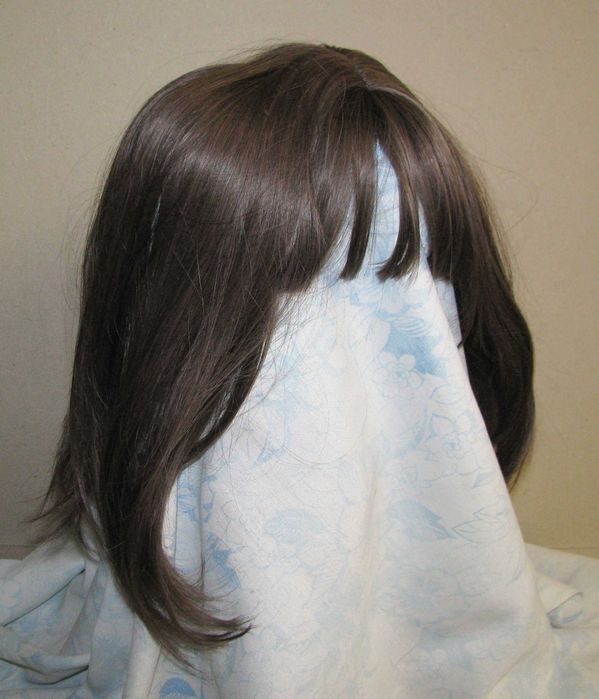 Перука изкуствена коса дълга права къдрава вълниста с диадема