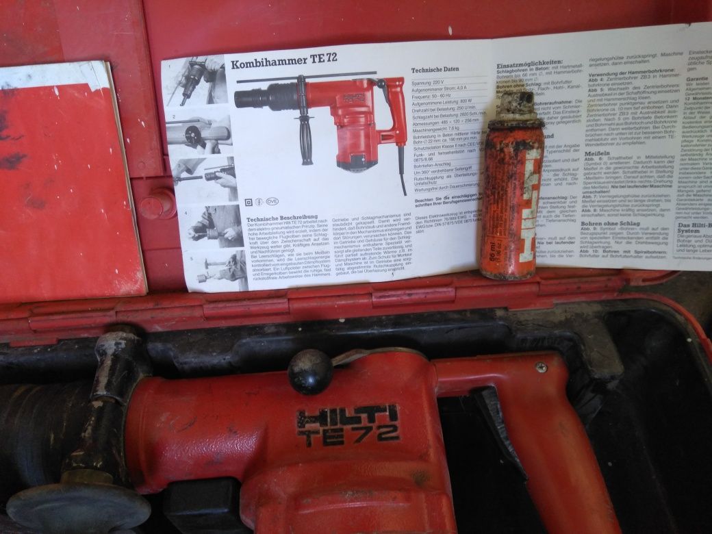 HILTI te72.прфртр къртач.сдс макс