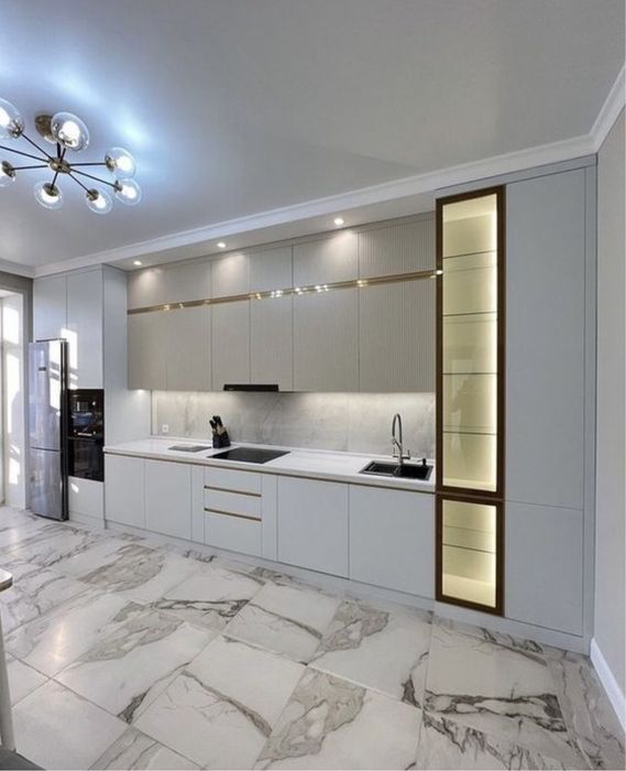 ЭЛИТНЫЕ кухни из МДФ на заказ Кухня Кухонный Гарнитур Шкаф Прихожка