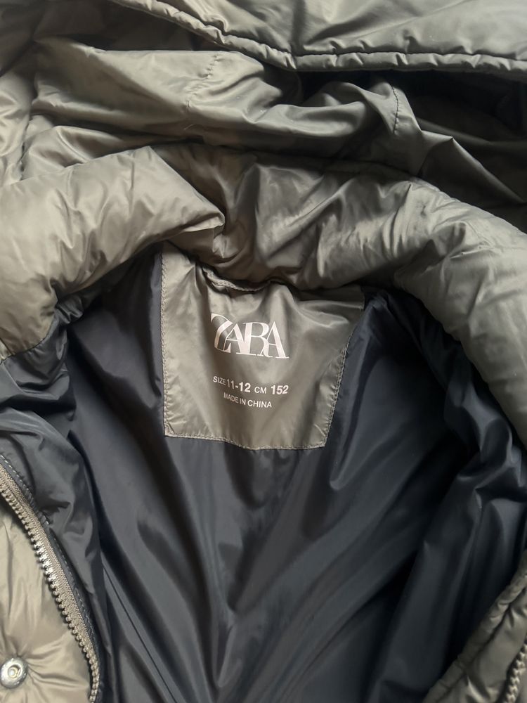 Зимна парка на Zara 39 лв 11-12 год 152 размер