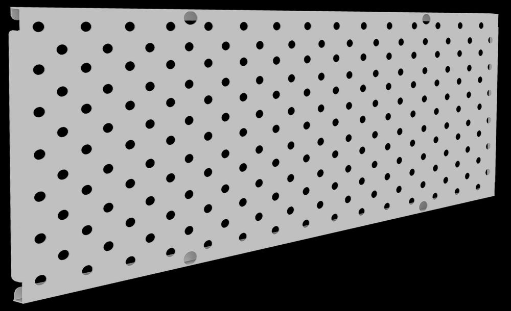 Teshilgan panel, перфопанель, do'konda ilgaklar uchun panel